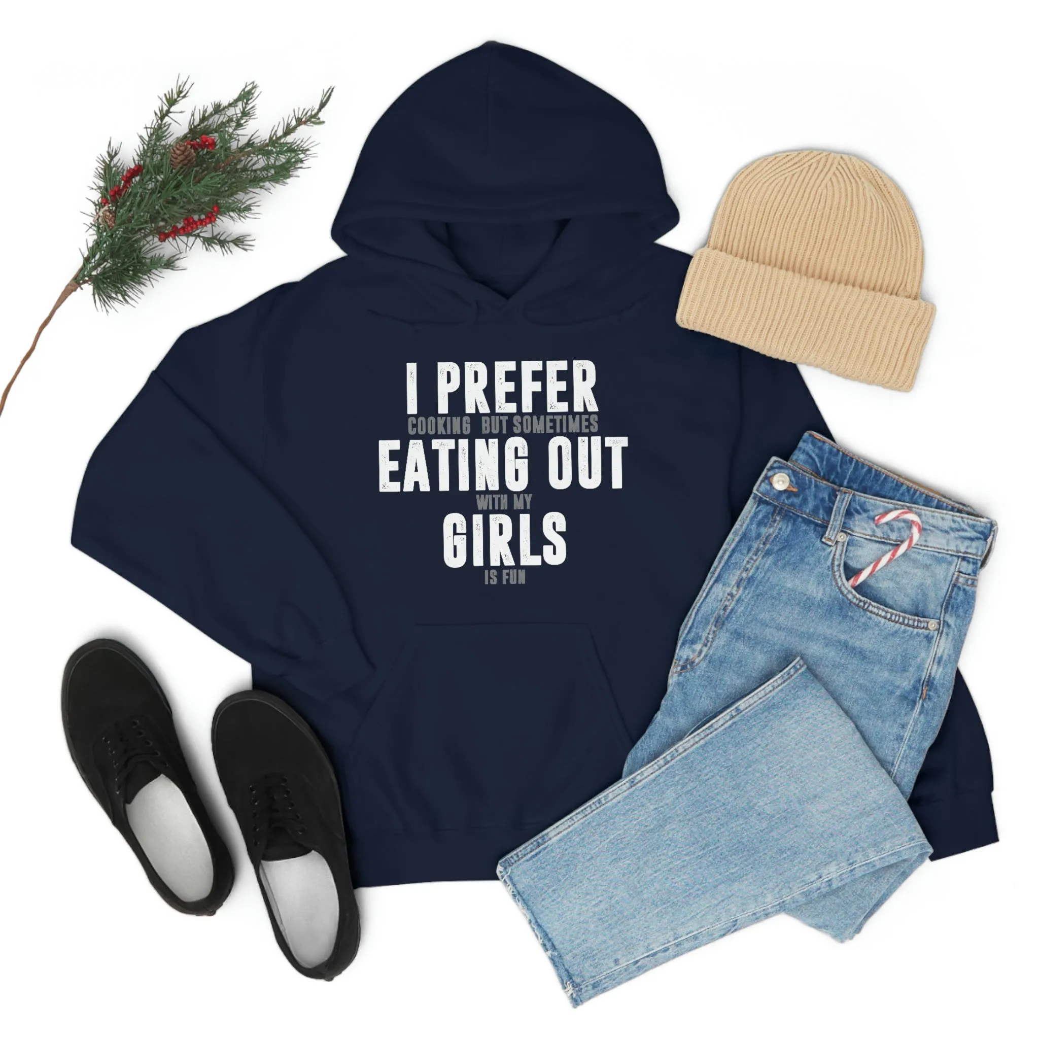 Funny Lesbian Unisex Hooded Sweatshirt