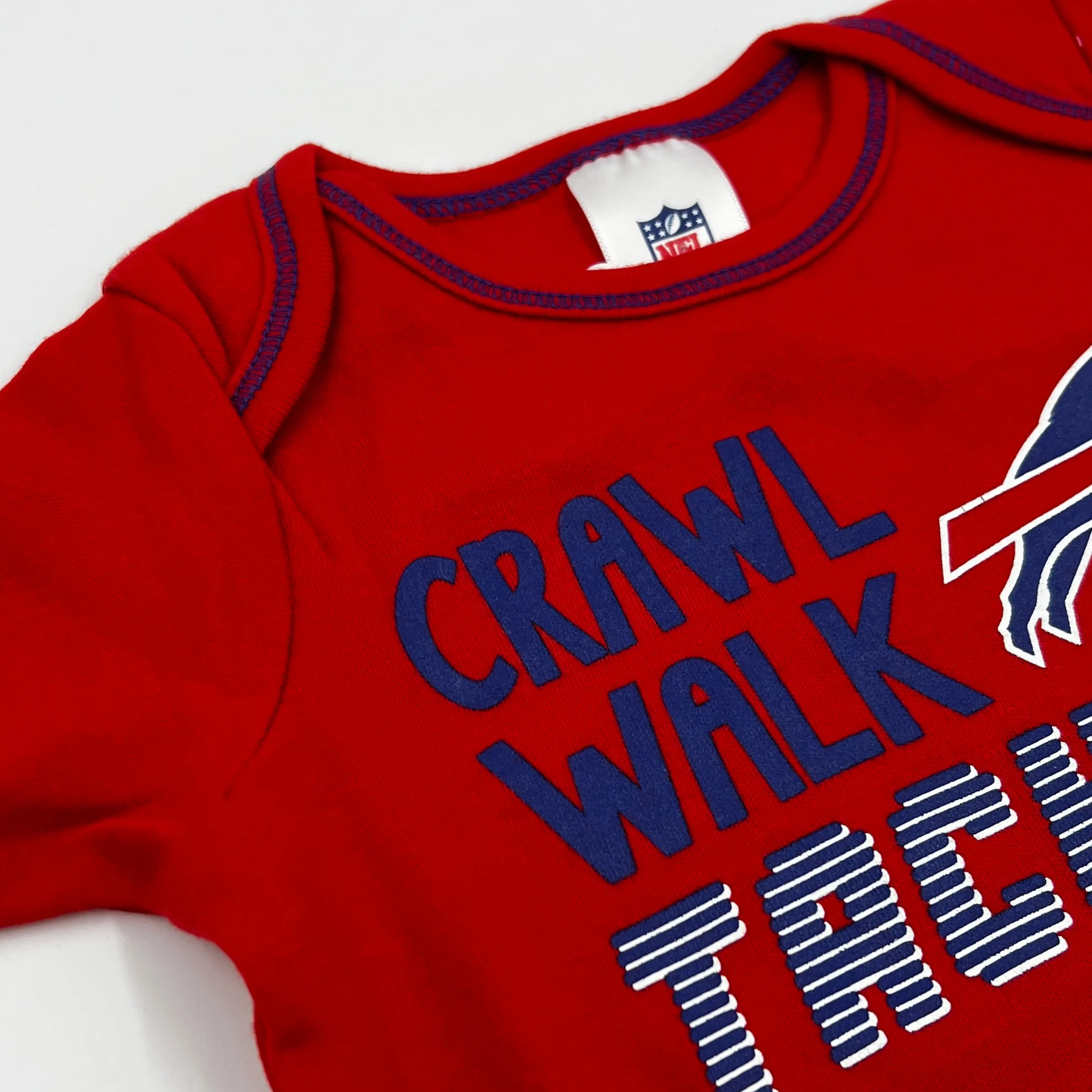 Gerber Buffalo Bills Crawl Walk Tackle Red Onesie