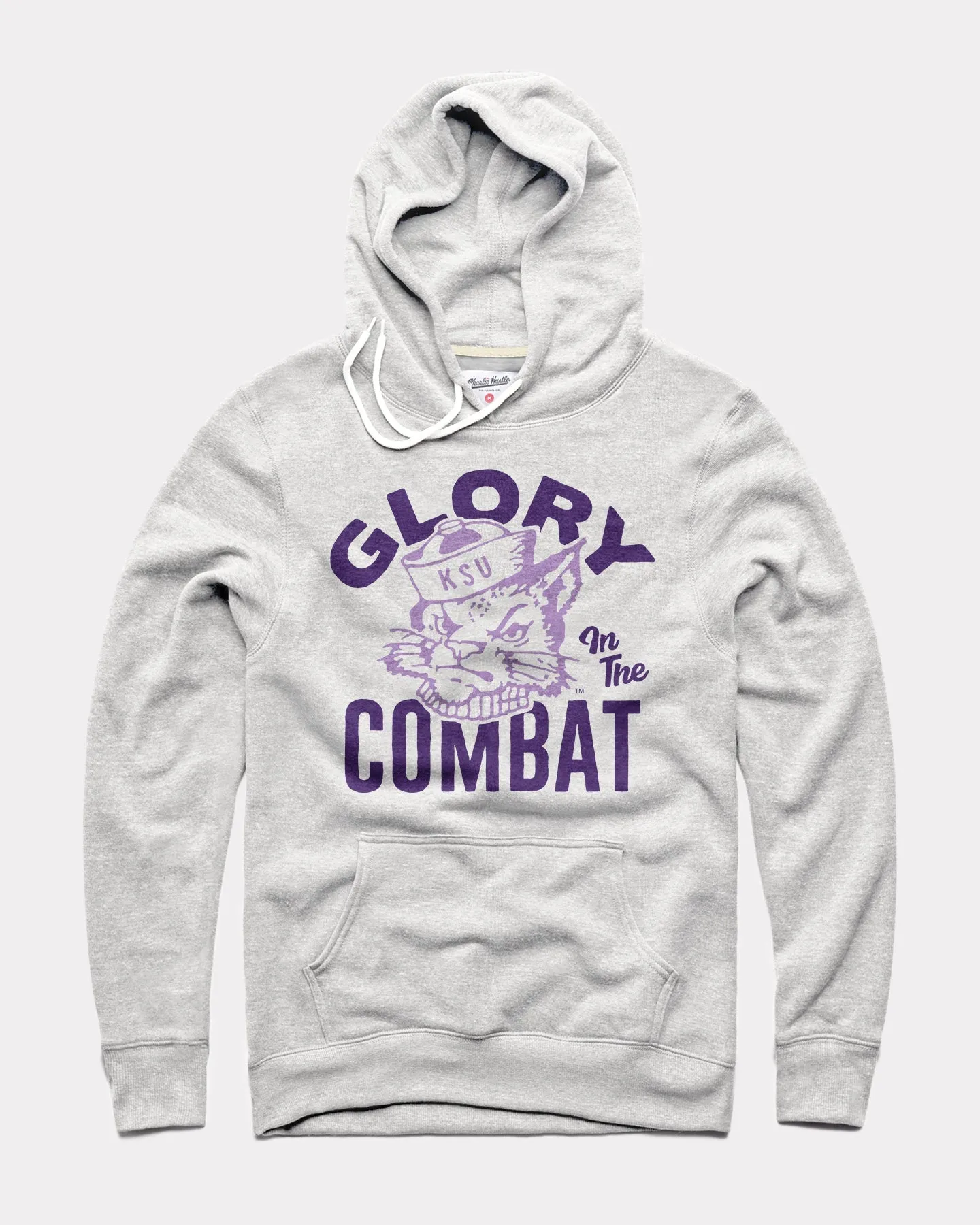 Glory in the Combat K-State Ash Grey Hoodie