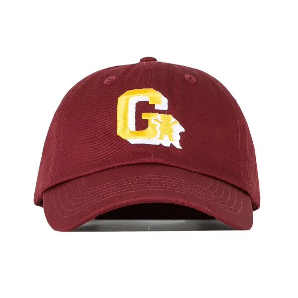 Grizzly Midfield Dad Hat - Burgundy