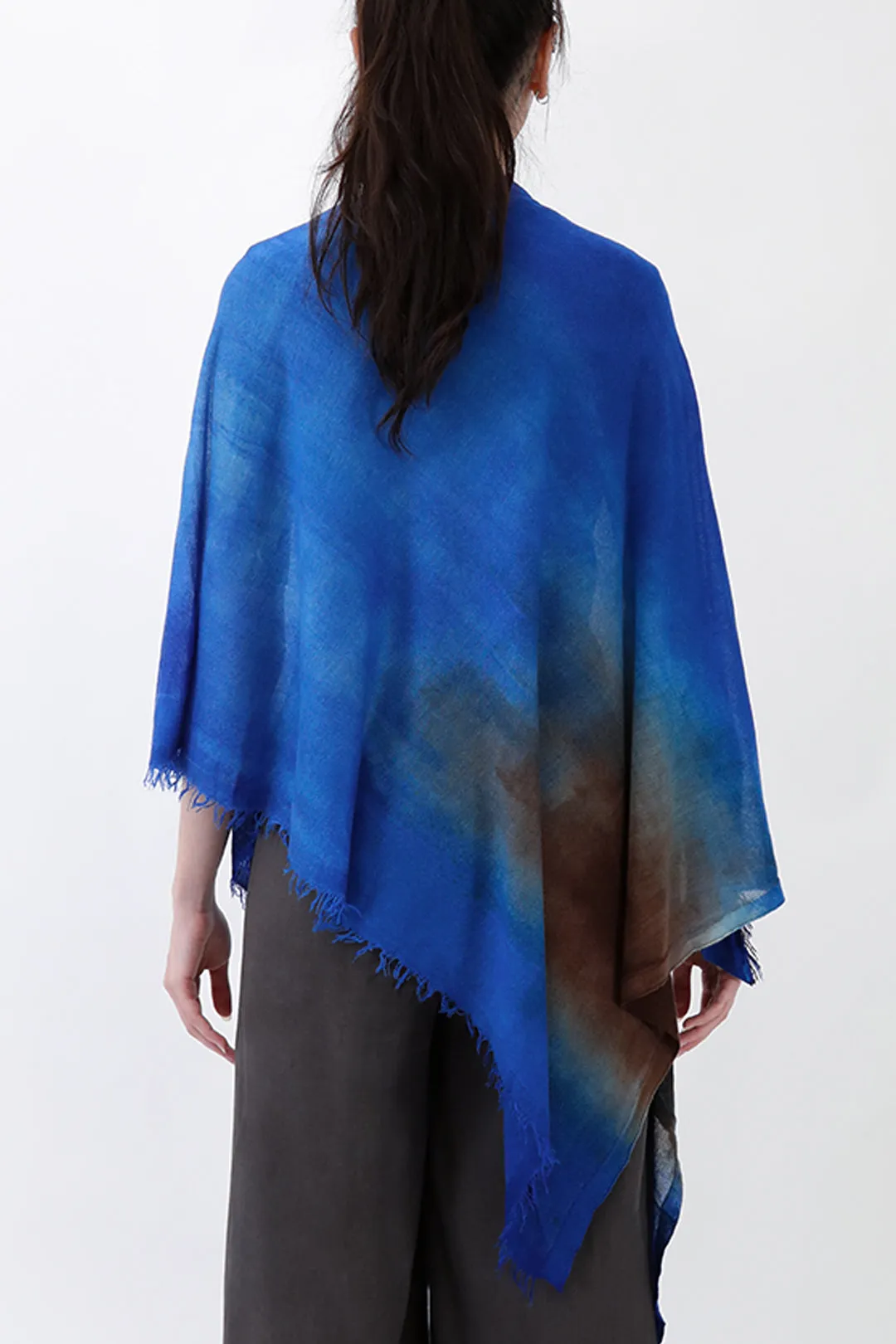 HANDPAINTED CARRIAGI CASHMERE VARA WRAP