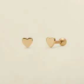 Heart Stud Earrings