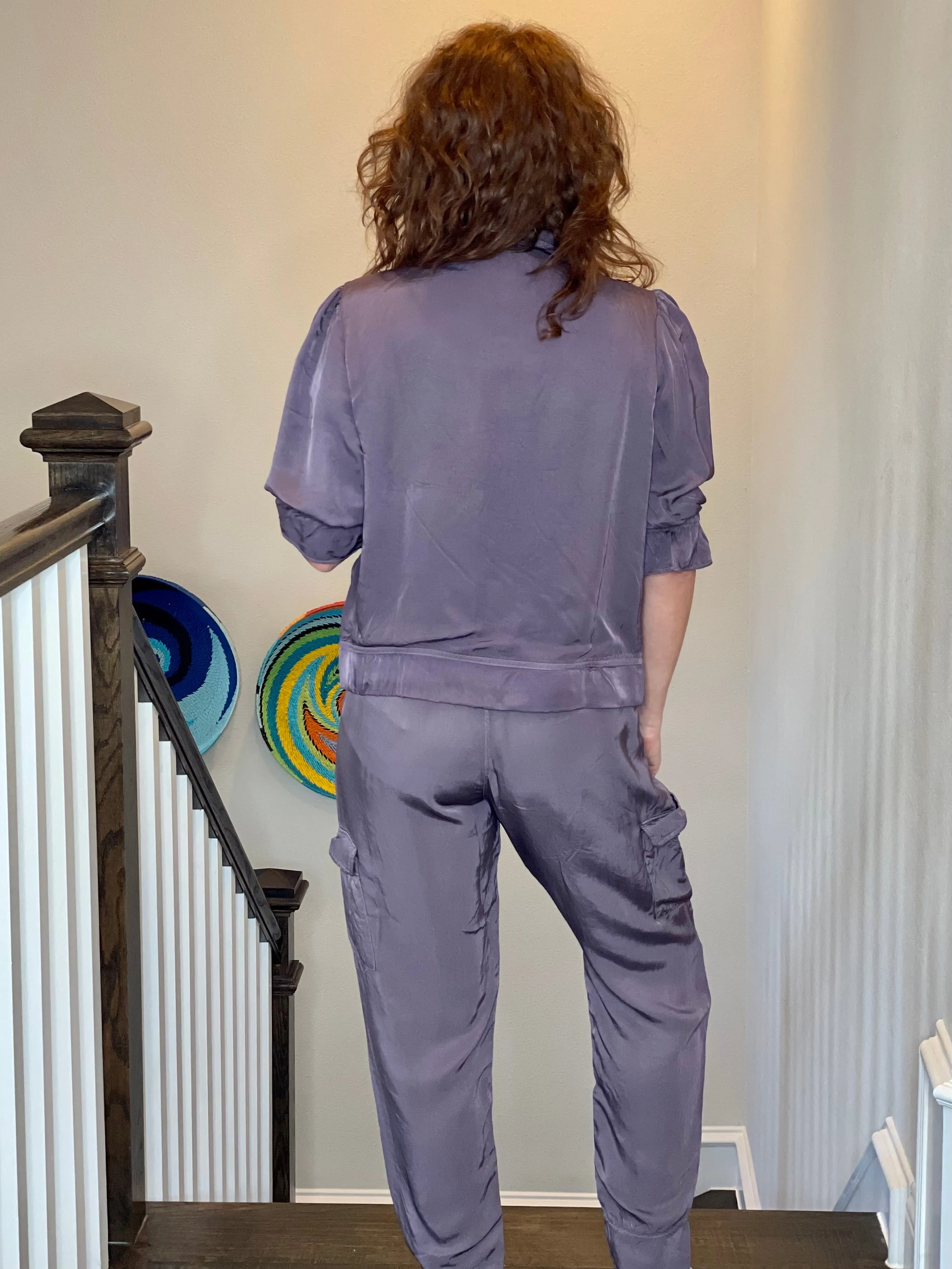 Hello Nite Cargo Pant in Violet Ash