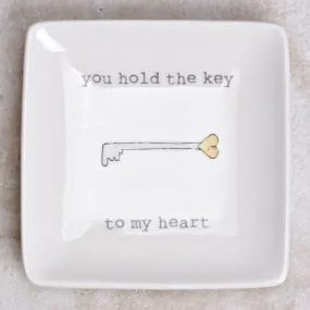 Hold The Key Trinket Dish