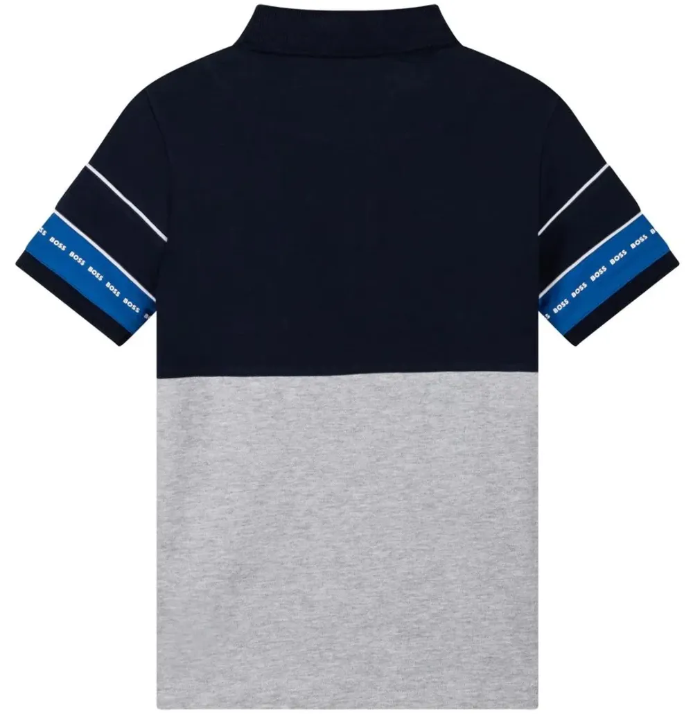 Hugo Boss Kids Colorblock Polo Navy J25N56-849