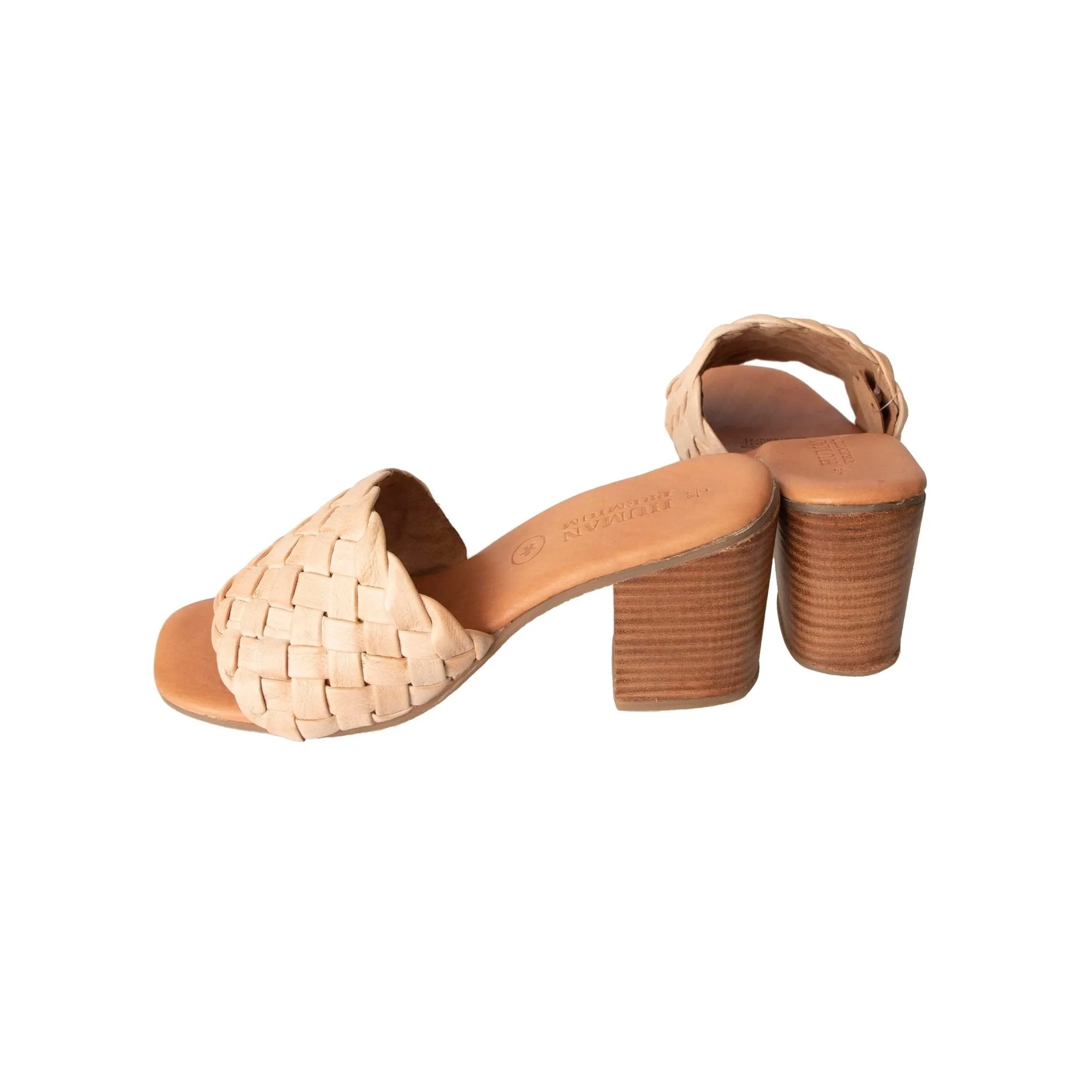 Human Shoes Florida Leather Mule in Latte