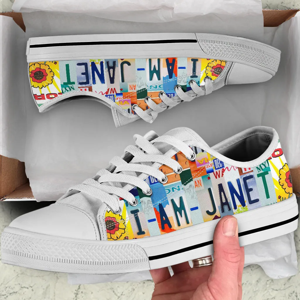 I Am Janet Custom Low Top