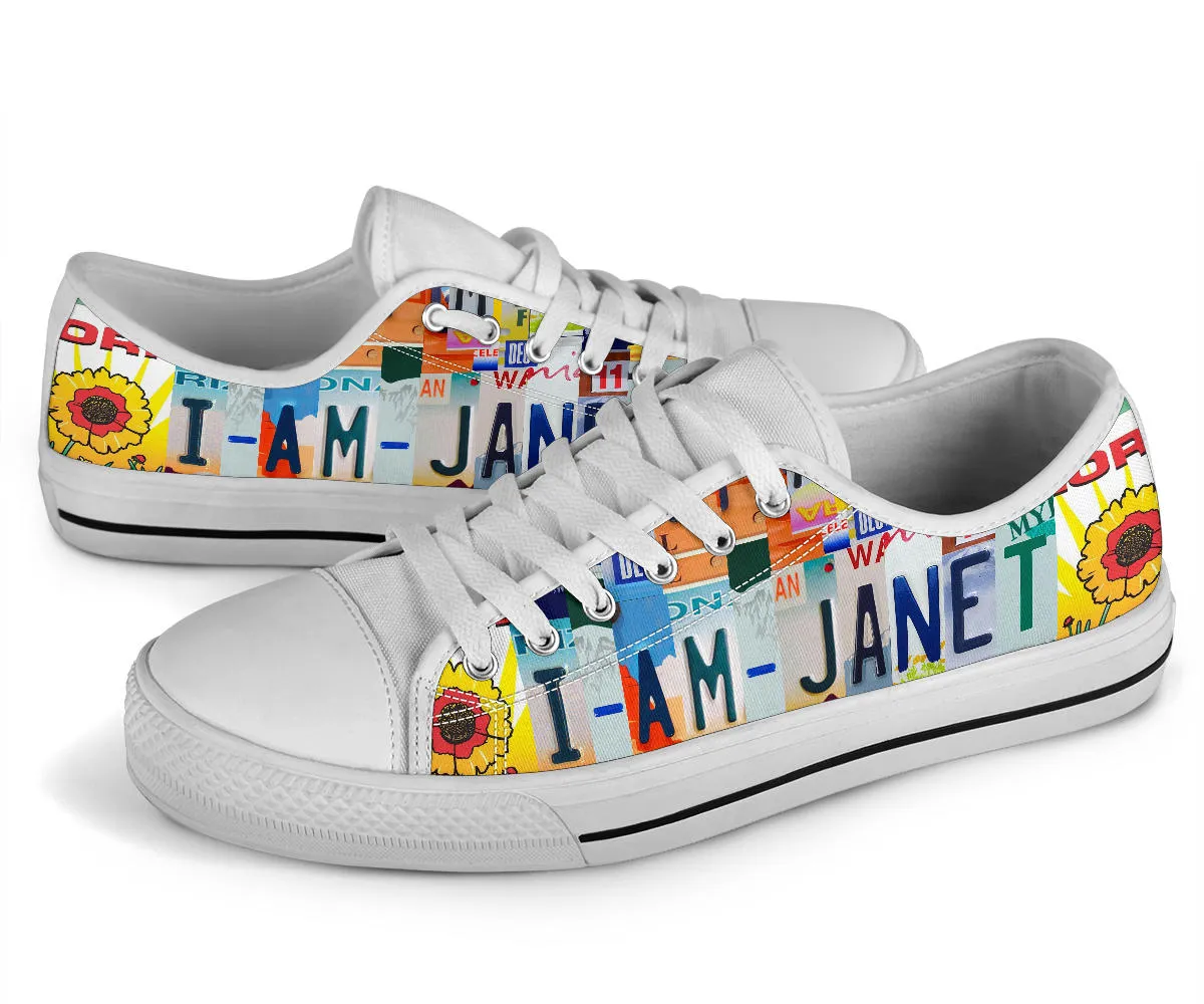 I Am Janet Custom Low Top