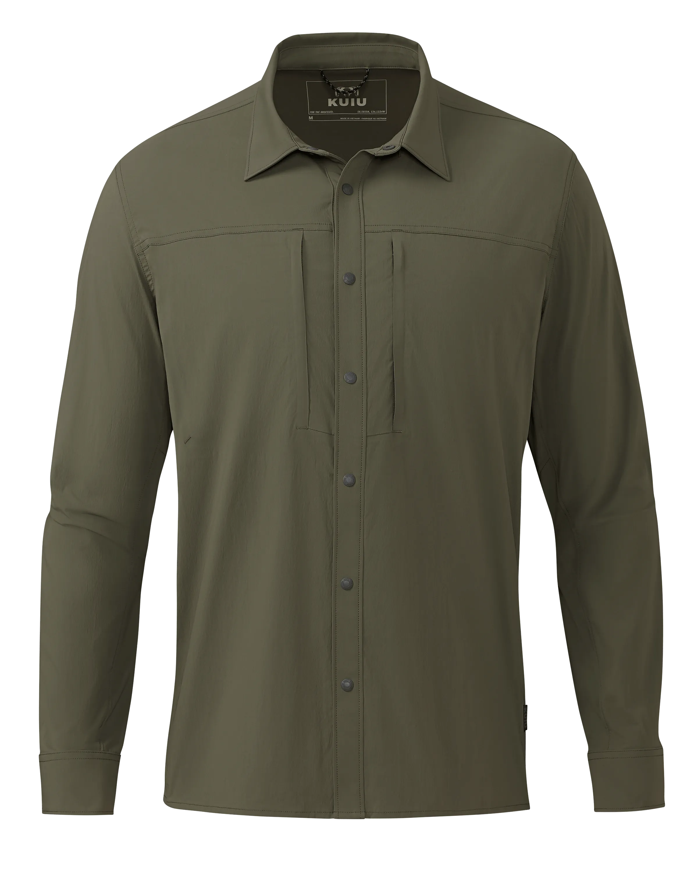 Intrepid LS Shirt | Dark Sage