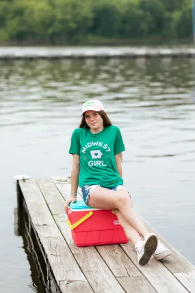 Iowa Tee in Green