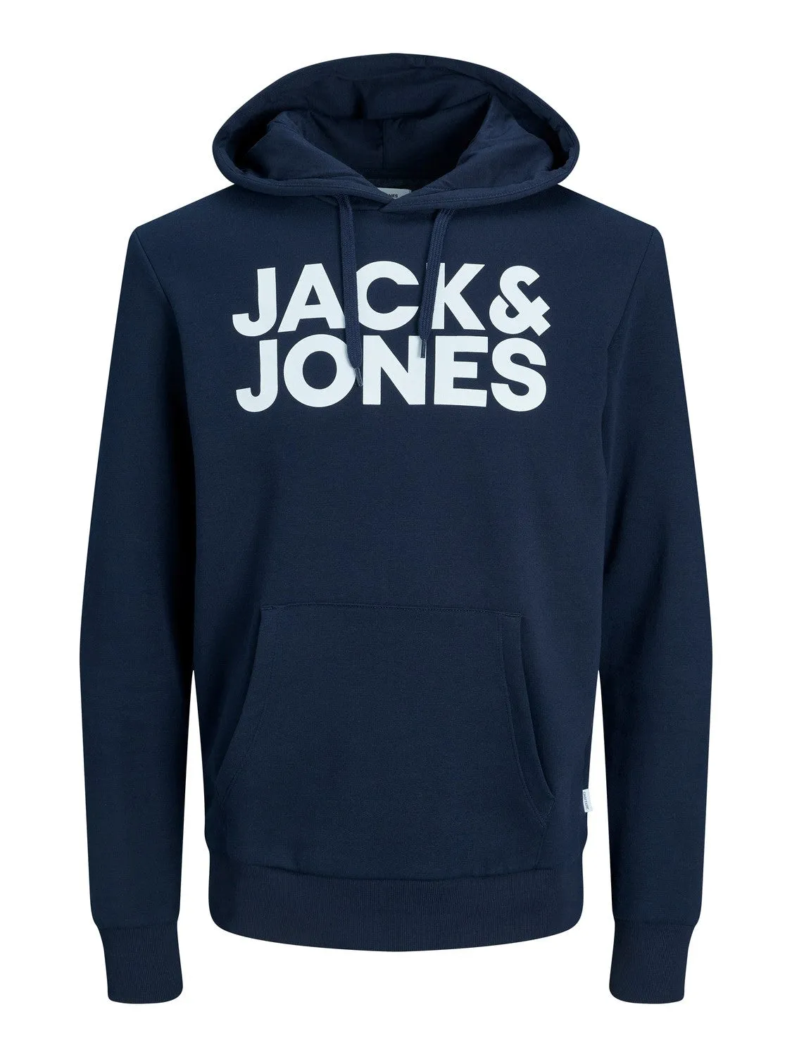 Jack & Jones Men's 'JJECORP' Hoodie Logo Sweatshirt