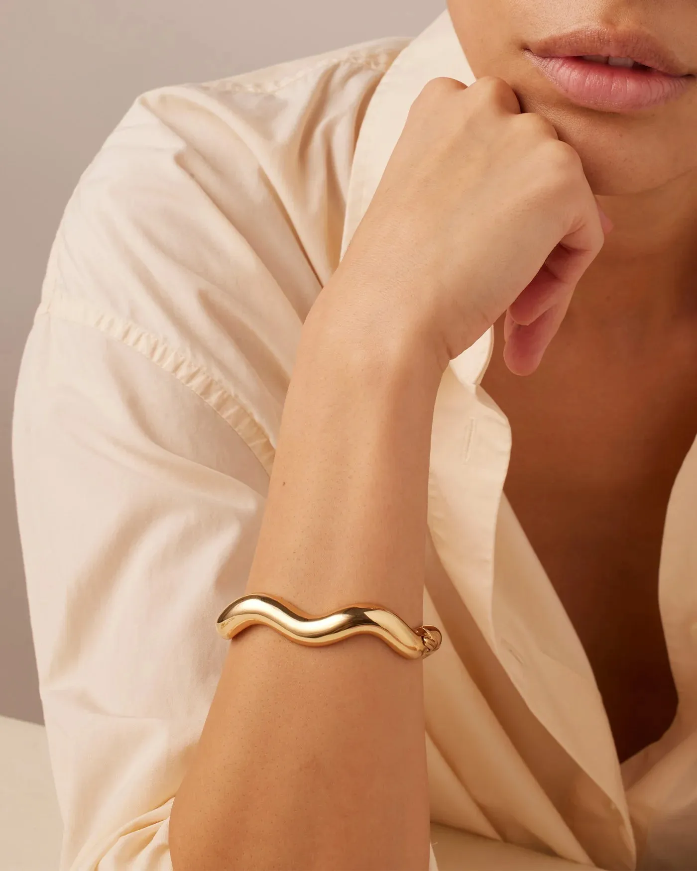 Jenny Bird Ola Bangle | Gold   Silver