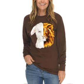 Lion And The Lamb Long Sleeve T Shirt