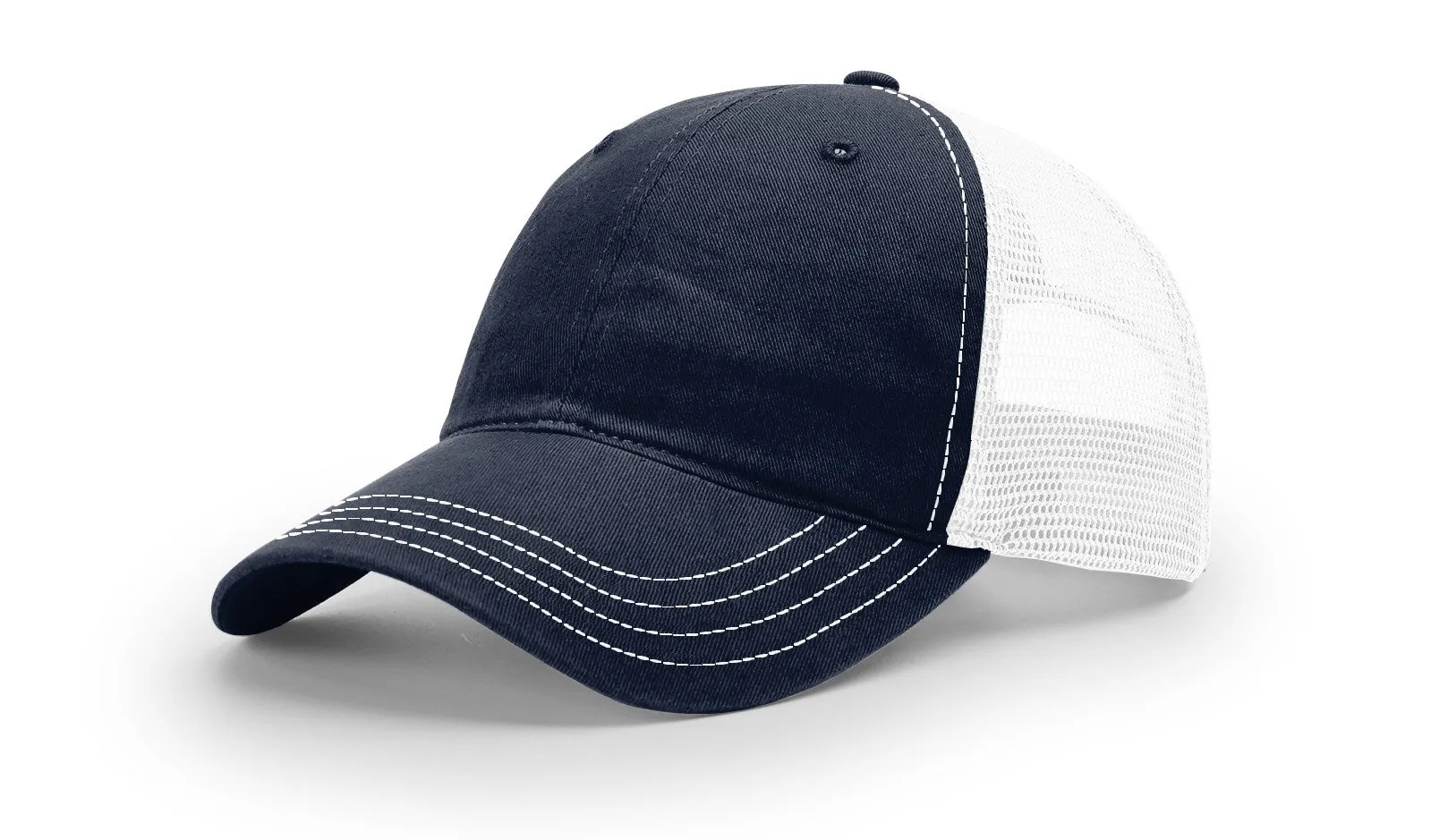 Low Profile 111 Richardson Hat | Work Hard Live Well | White   Black | Manready Mercantile