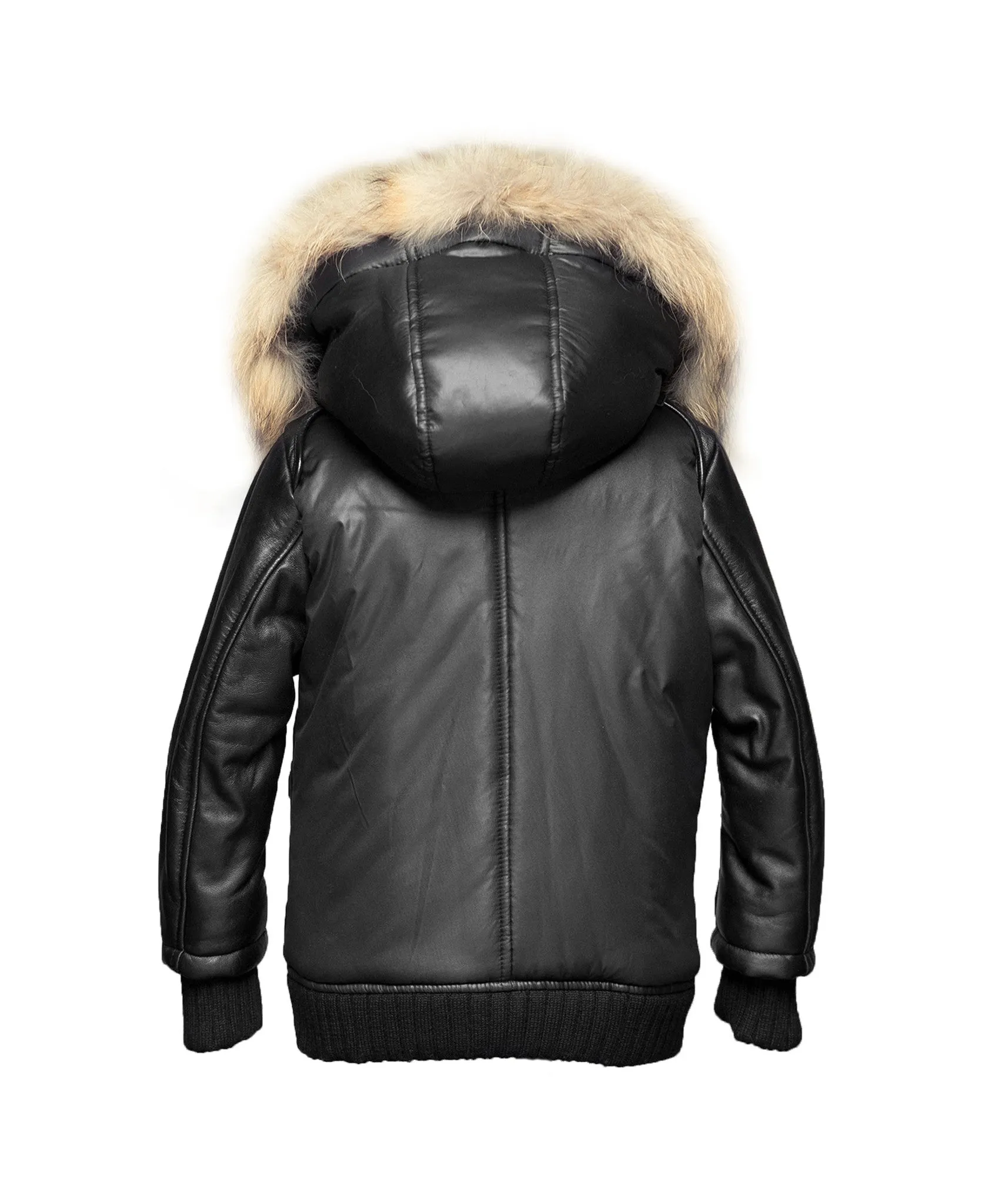 Lulu Unisex Jacket With Fur Trim