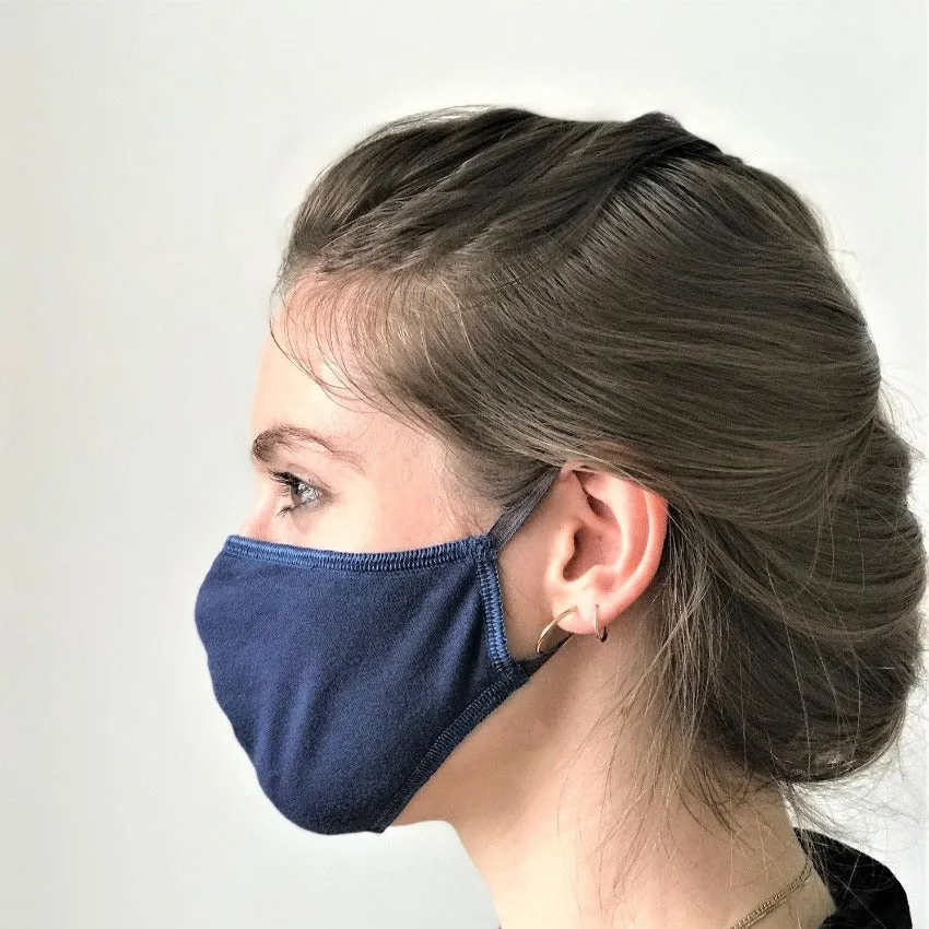 Mask | Oval | Sapphire | S-M | 2-Layers | Soft Cotton