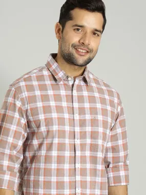 Men Checked Full Sleeve Cotton Shirt