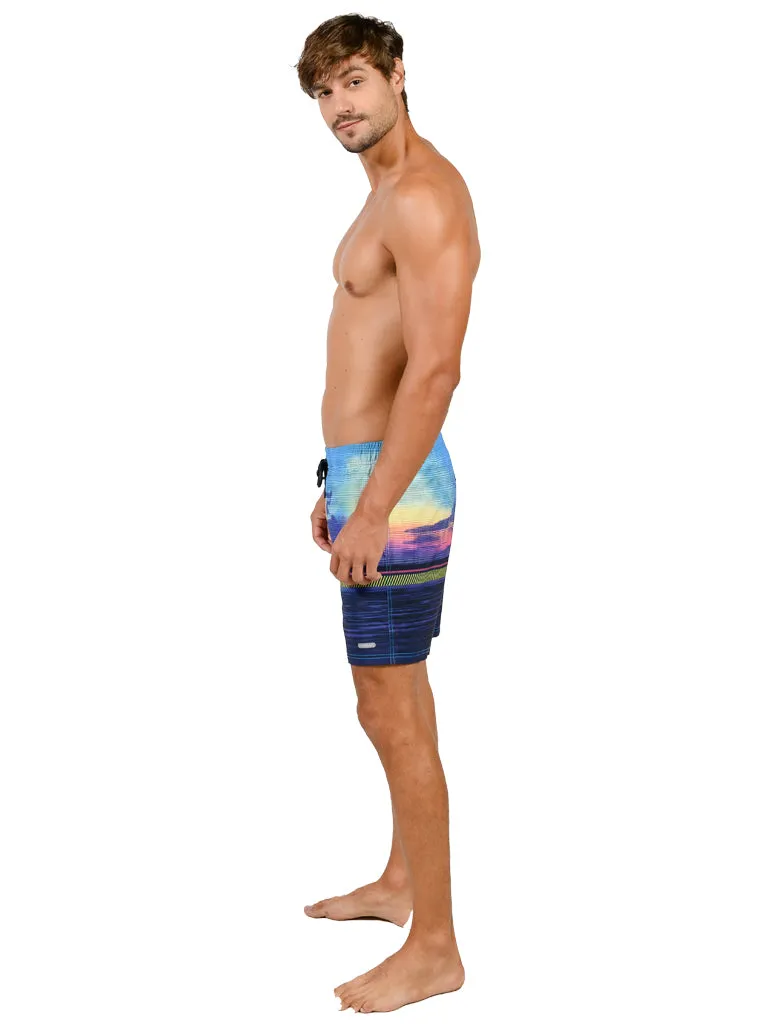 Men's 4-way stretch shorts with full boxer lining inside