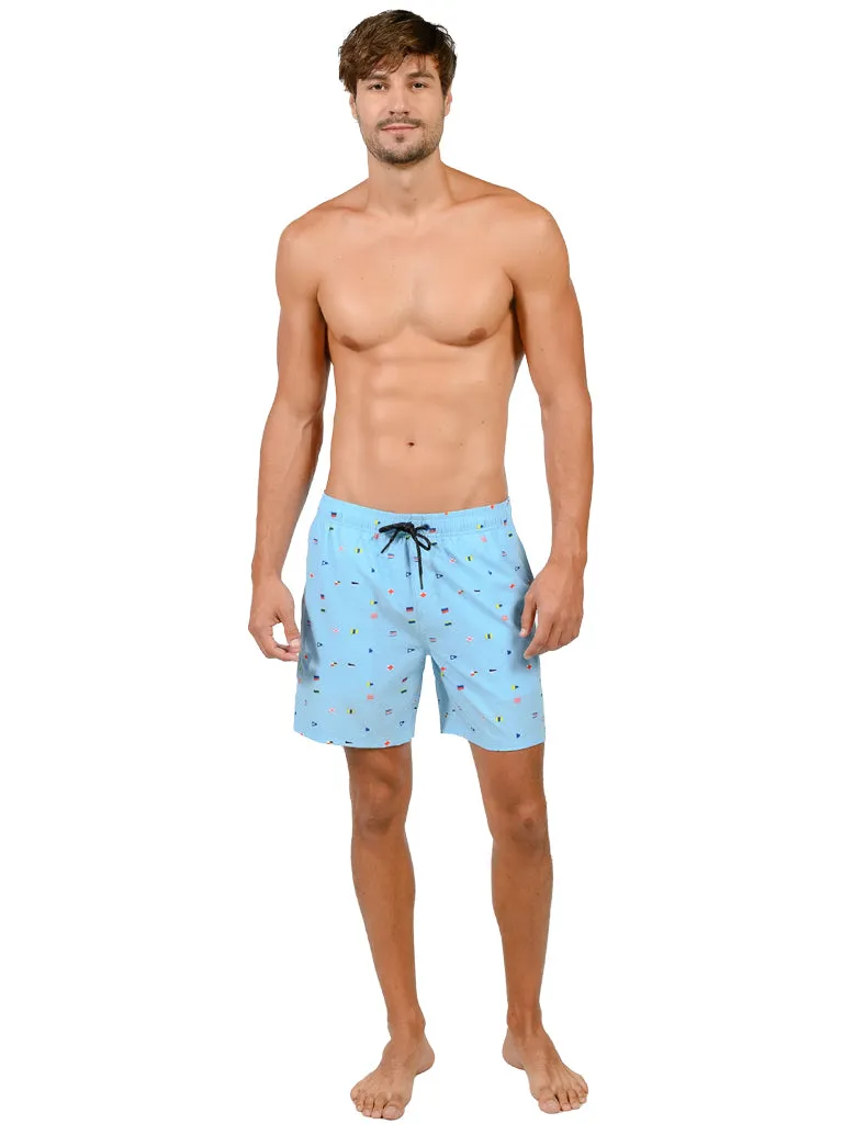 Men's 4-way stretch shorts with full boxer lining inside