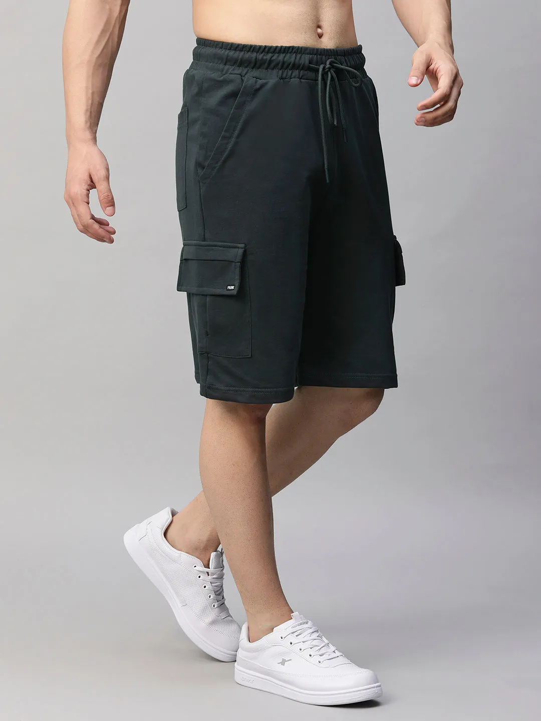 Mens Cargo Shorts - Dark Grey