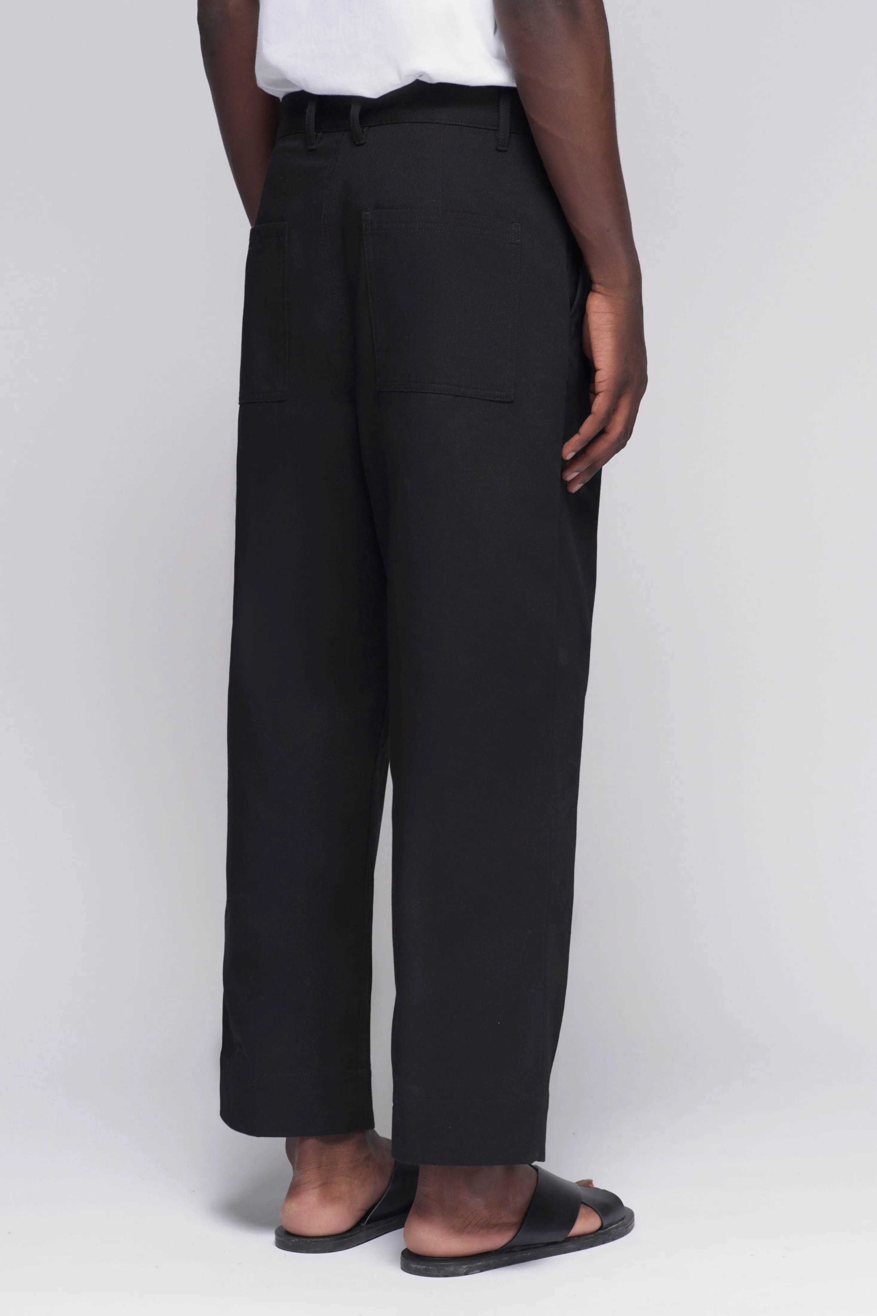 Men's Nilus Trouser in Black