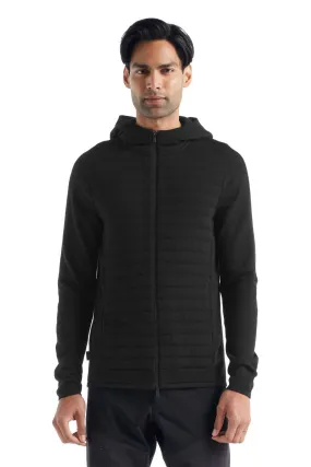 Men's ZoneKnit Merino Insulated LS Zip Hoodie - Black