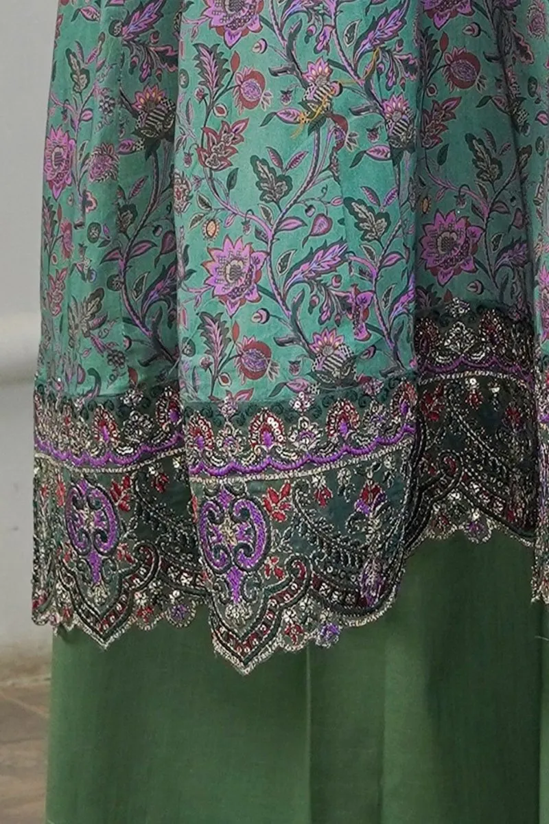 Munira Lawn 3 Piece Pakistani Frock MUN563