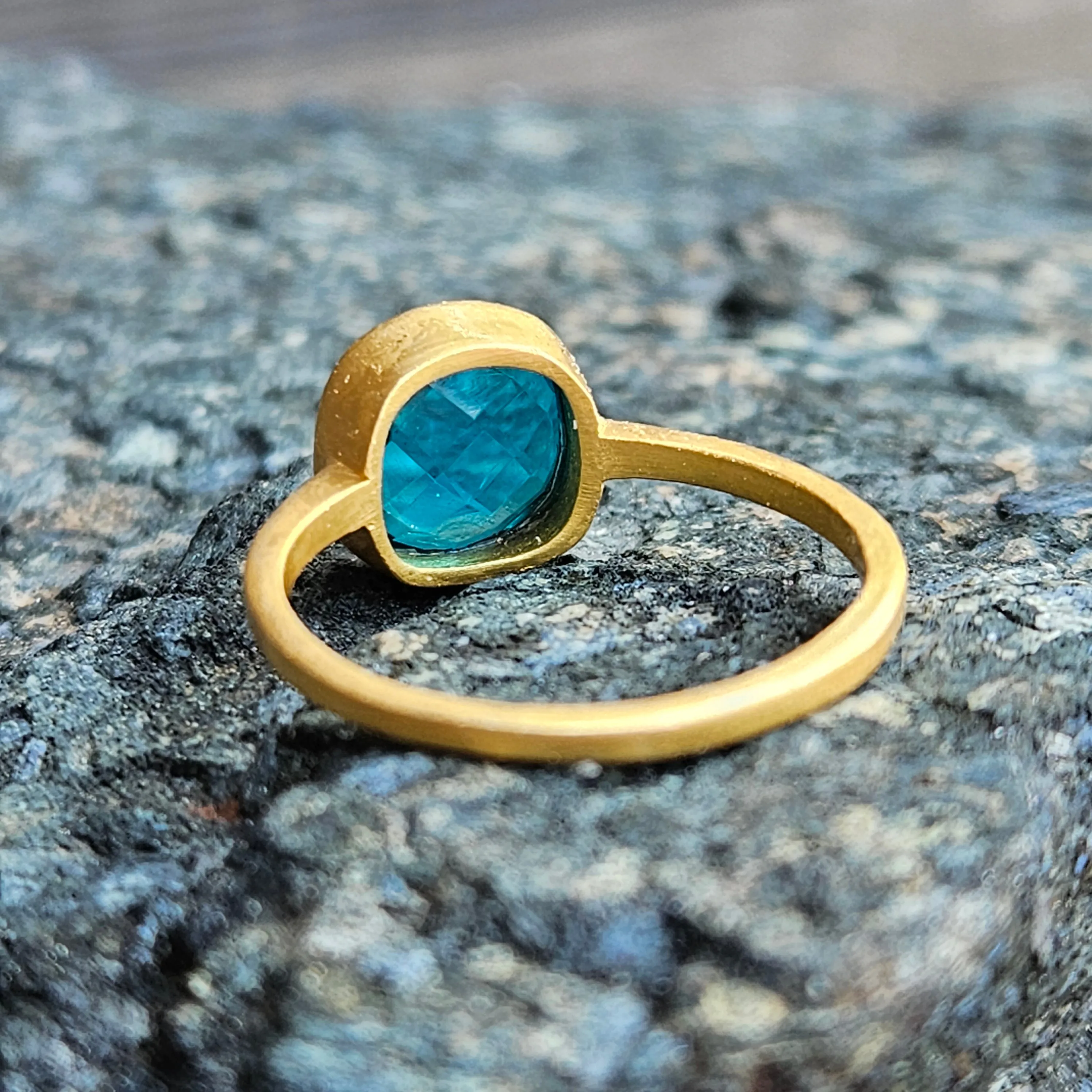 Neon Apatite Mountain Mist Ring