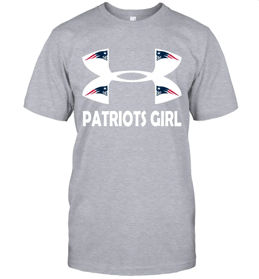 New England Patriots Girl Under Armour Football T-Shirt