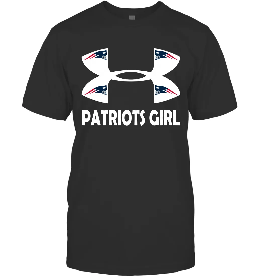 New England Patriots Girl Under Armour Football T-Shirt