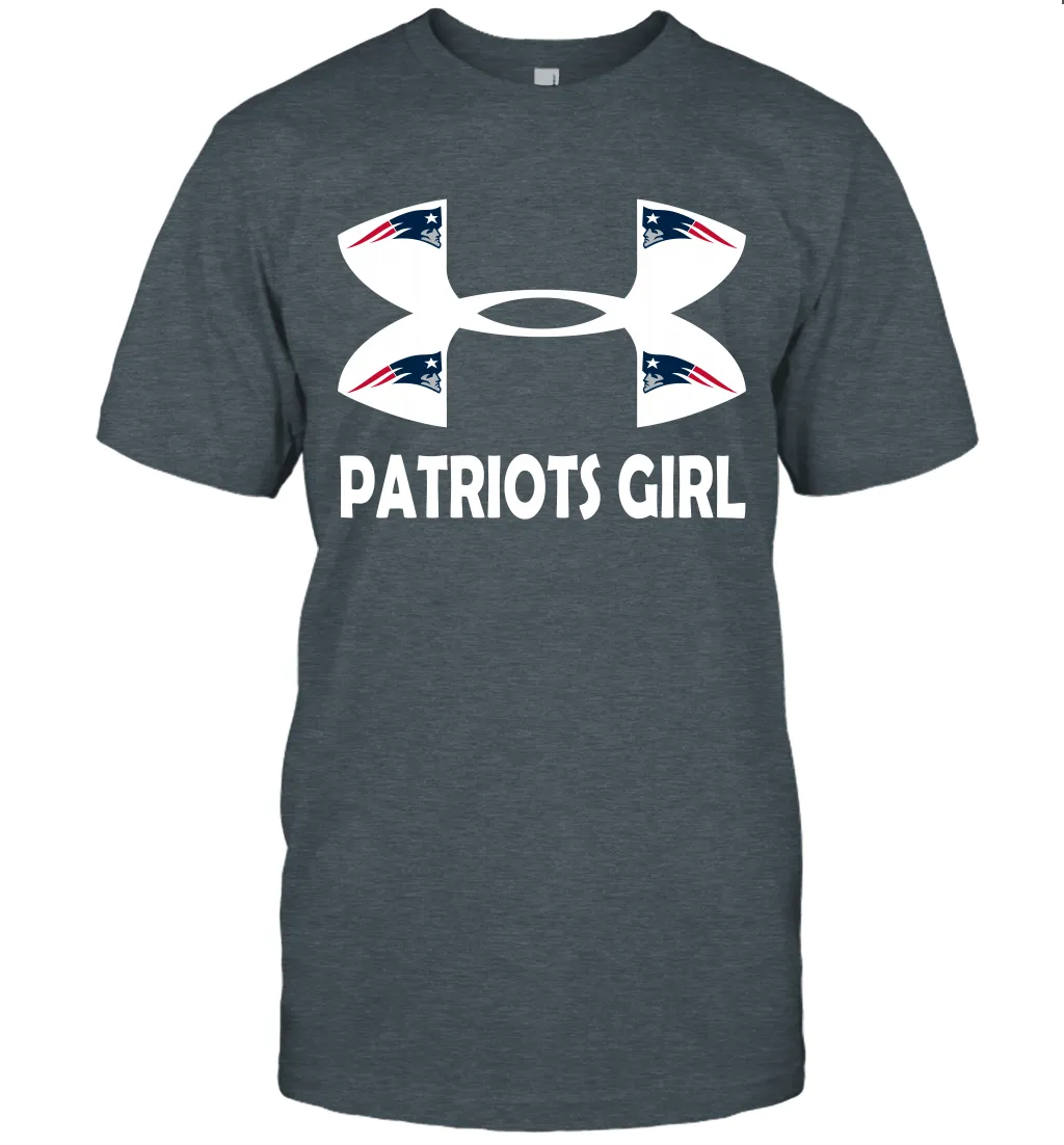 New England Patriots Girl Under Armour Football T-Shirt