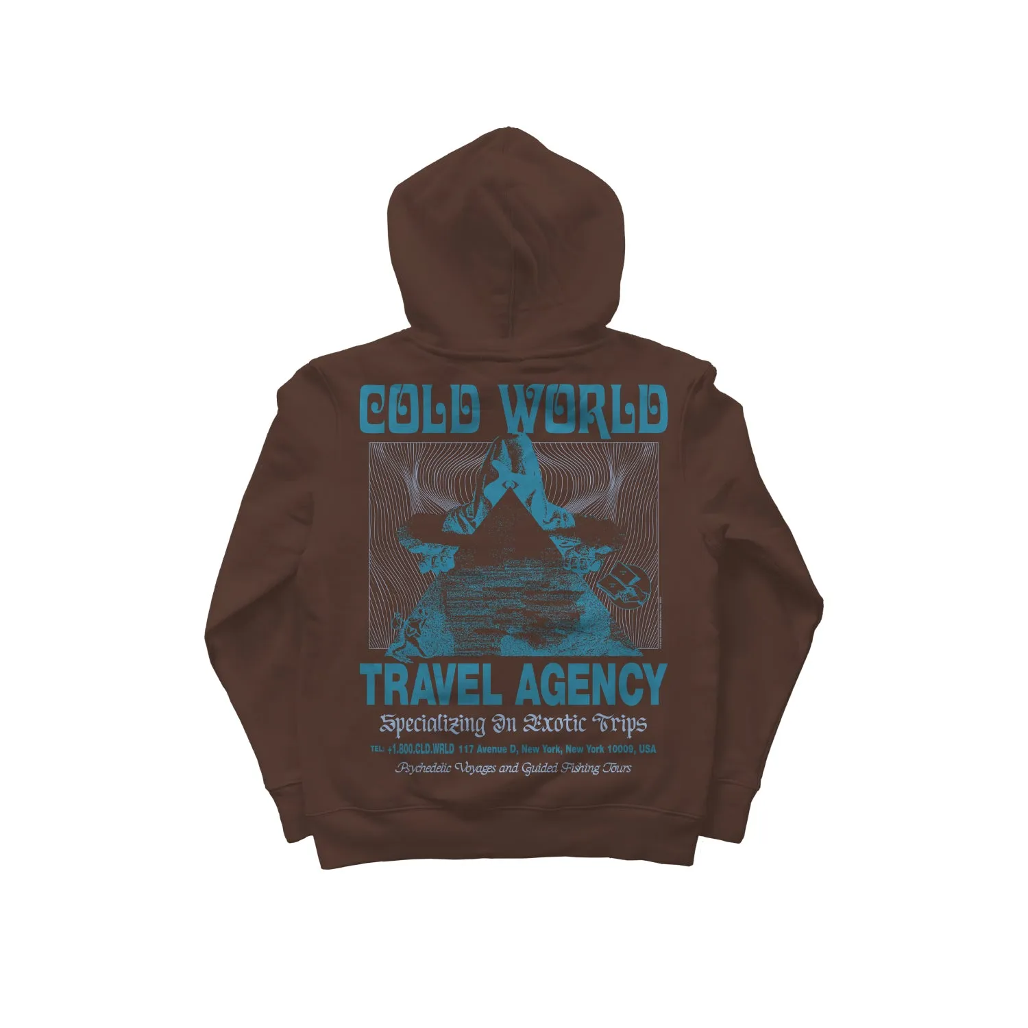 NICE TRIP HOODY (CHOCOLATE)