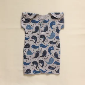 NICU Friendly Gown Narwhals