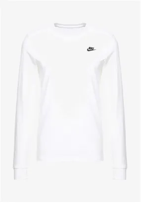 Nike Men's long sleeve T-shirt Club Sportwear AR5193-100 white