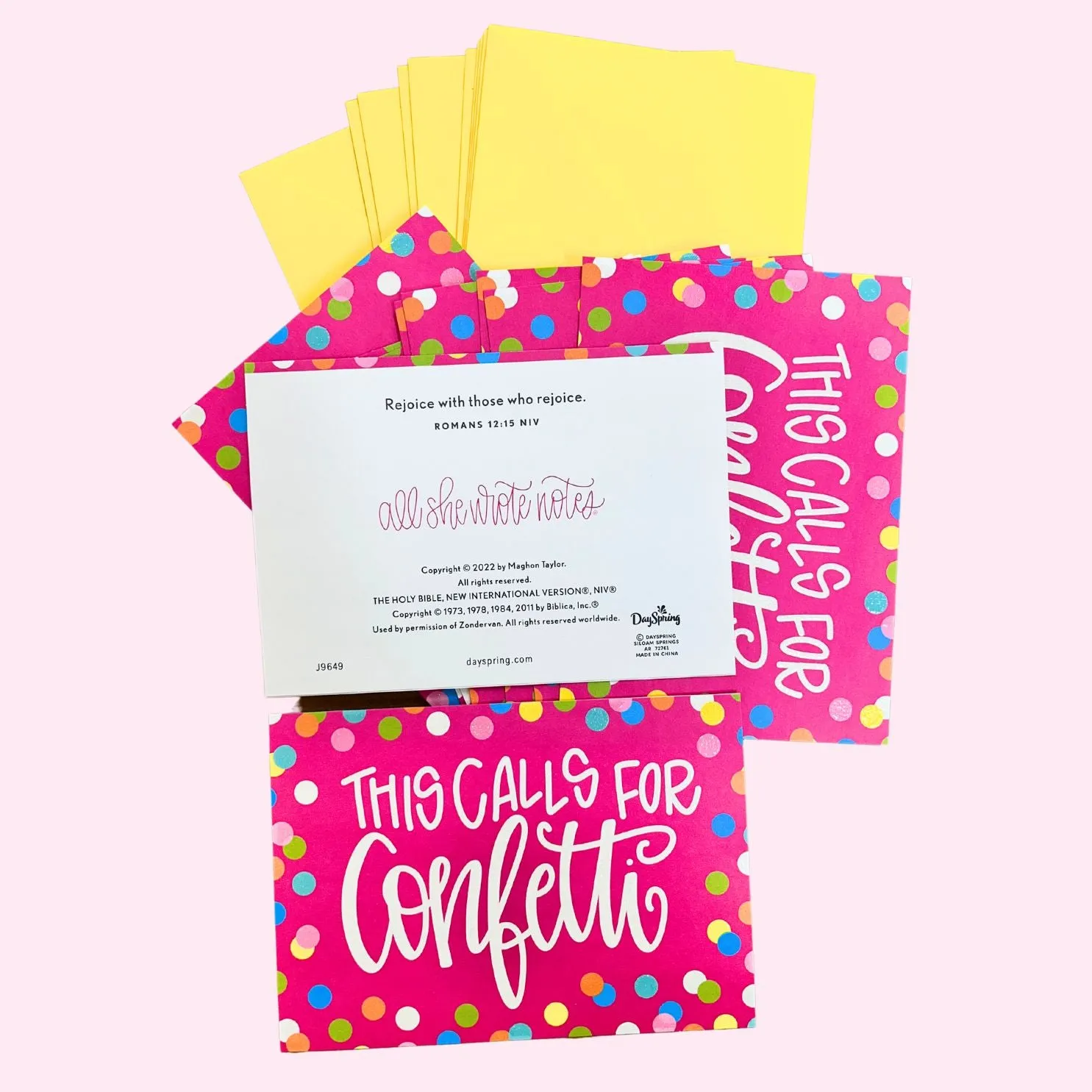 Note Card Set - This Calls for Confetti