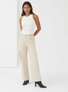 Nude Slouchy Cargo Trousers - Nino