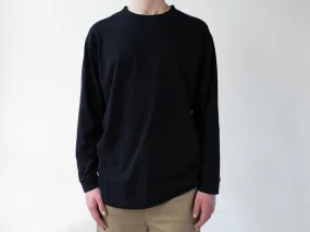 Nº A. OVERSIZE L/S TEE. BLACK.