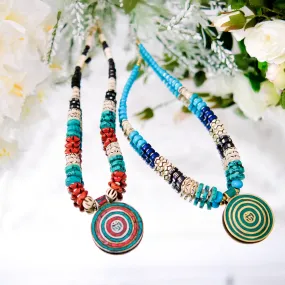 One of a Kind Handmade Boho Chunky Necklaces