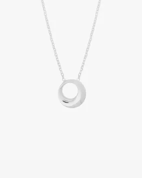 Orbit necklace silver