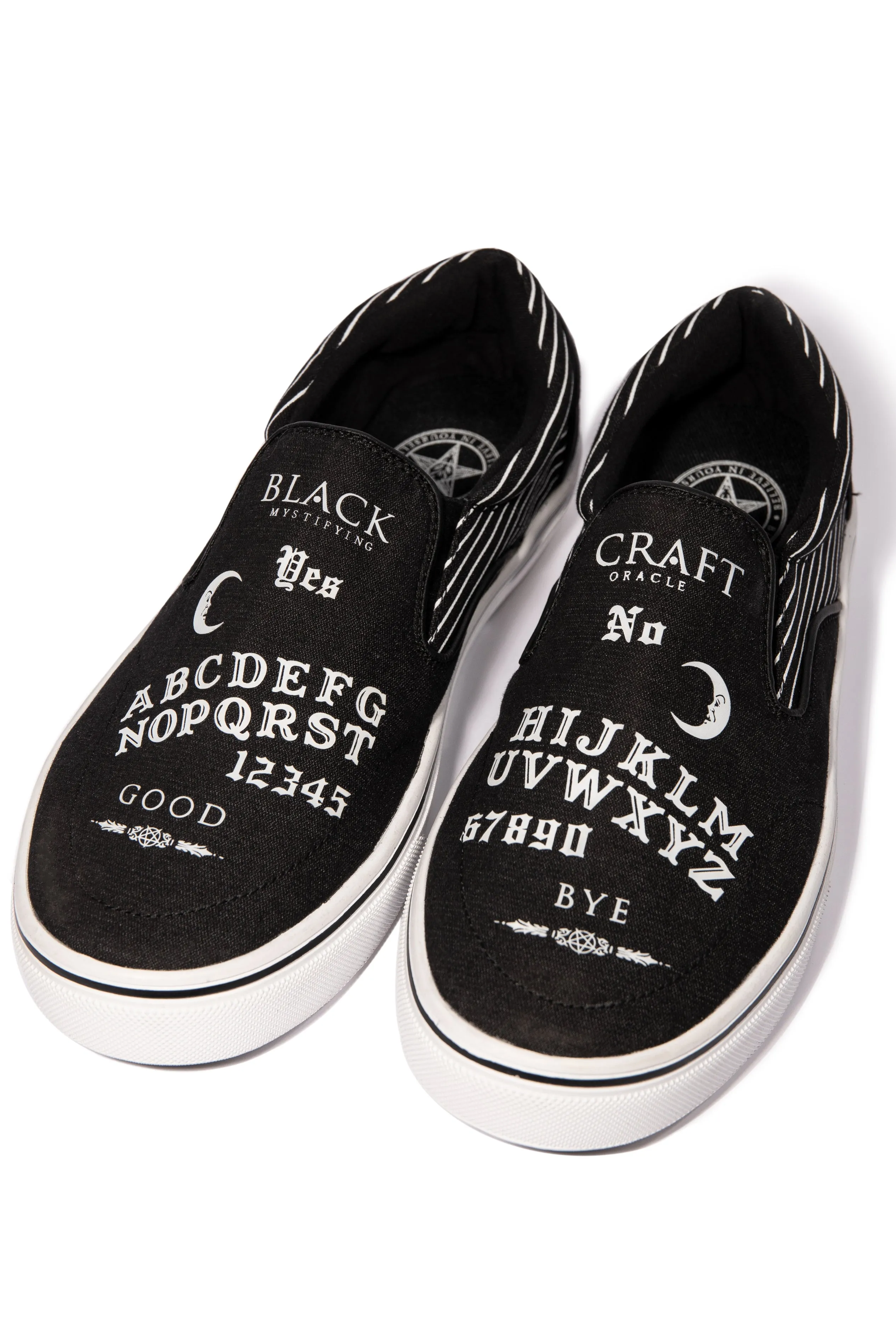 Ouija - White Slip On Sneaker