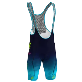 PANACHE NATION24 - Women's Cargo Pocket Bib Short - NEON BLUE