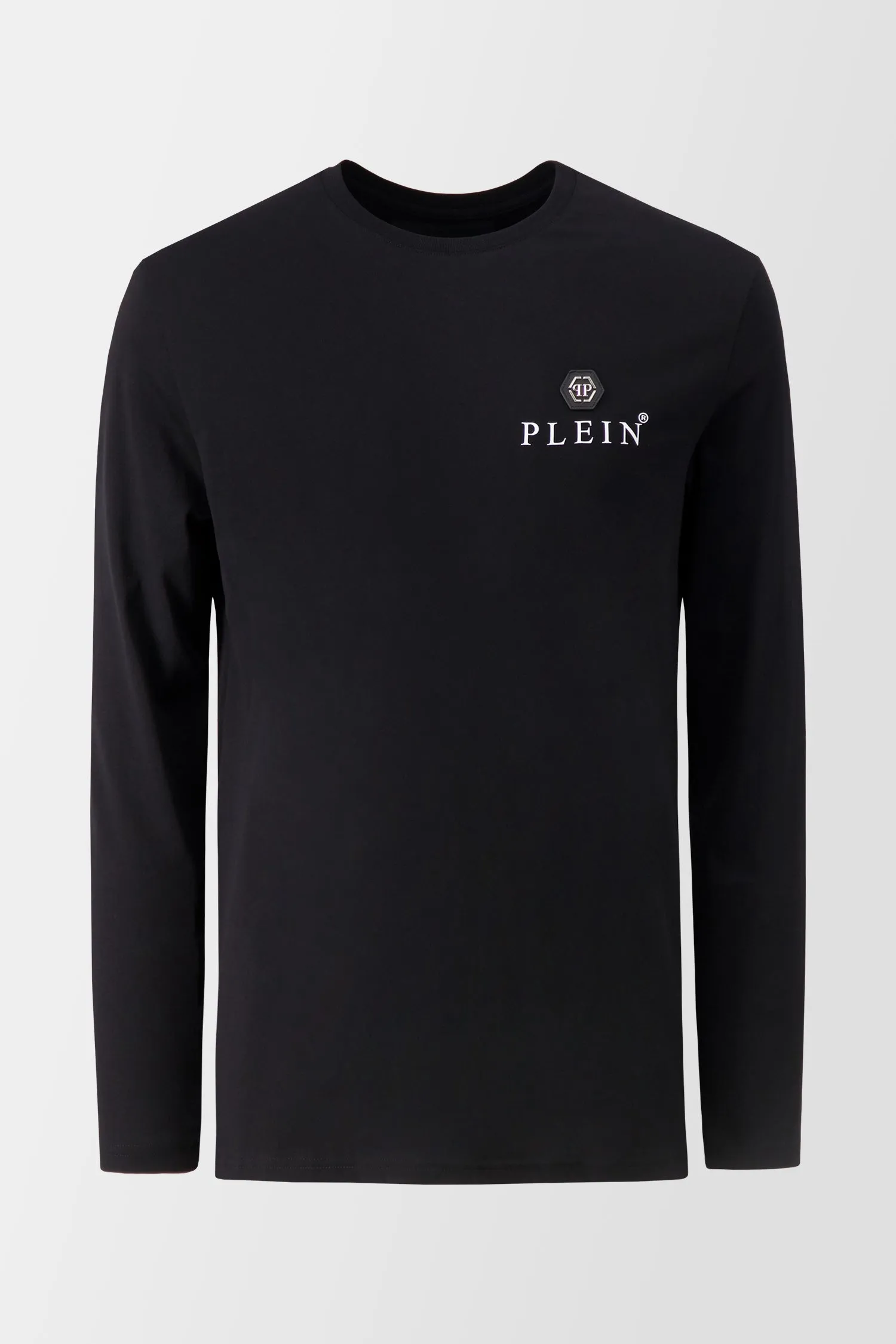 Philipp Plein Black Long Sleeve Iconic Plein T-Shirt