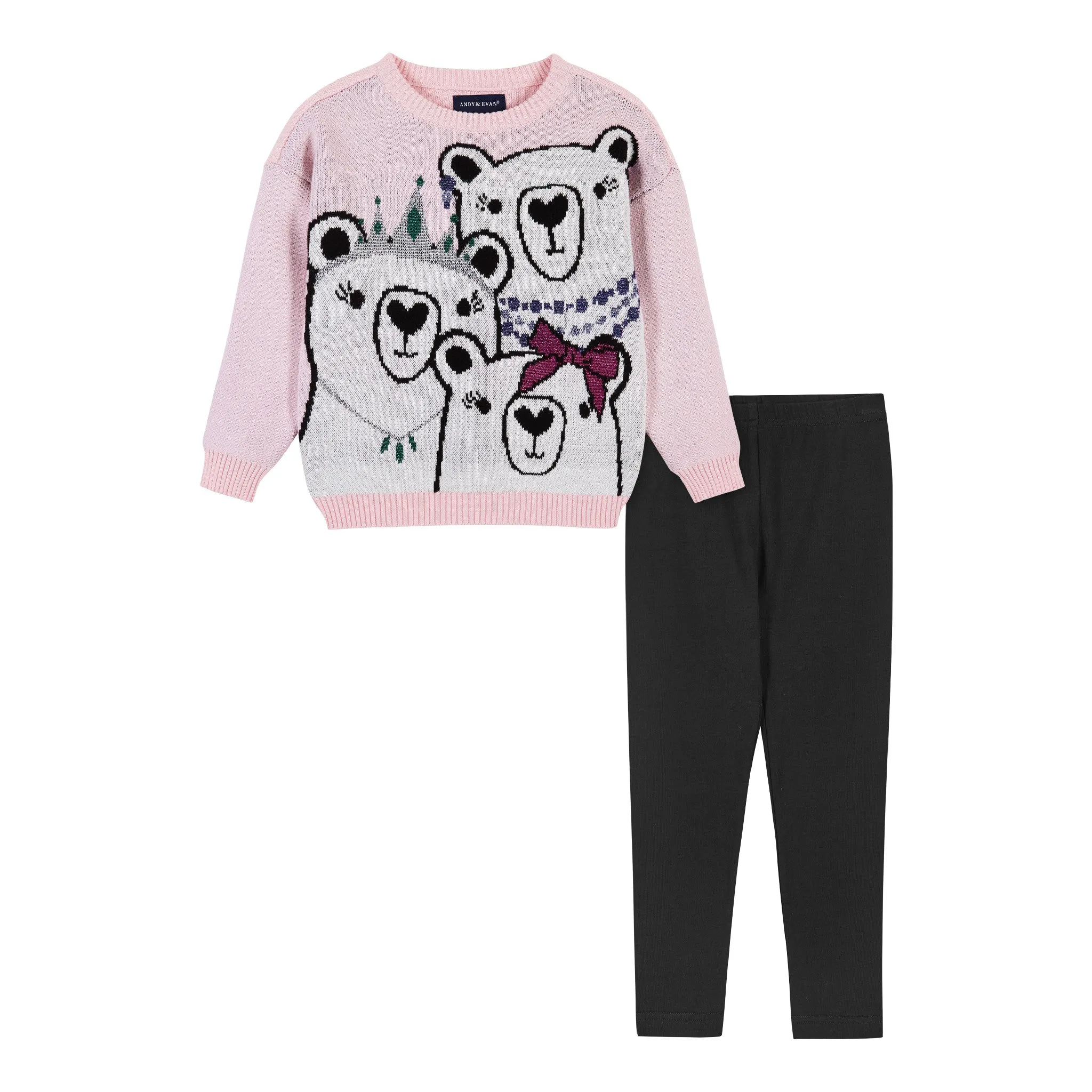 Playing Dress Up Sweater & Legging Set  | Pink