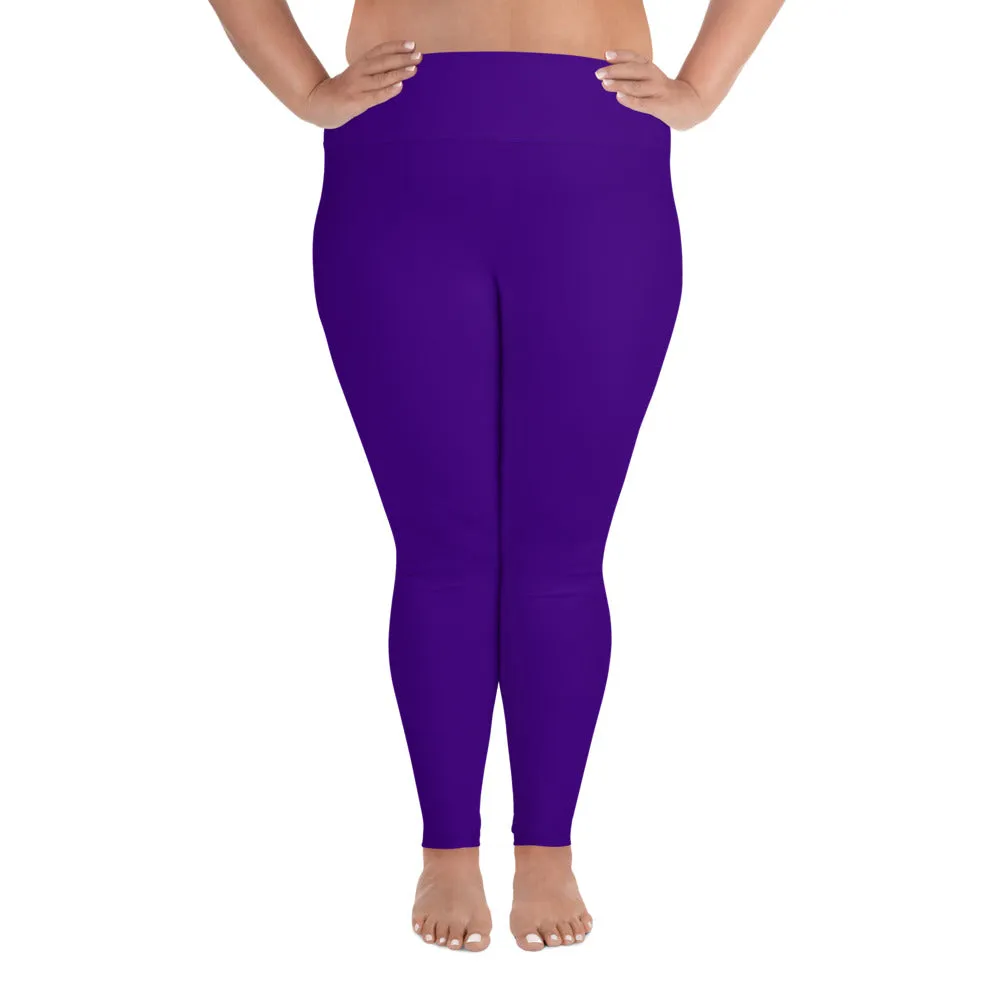 Plus Size Leggings Purple