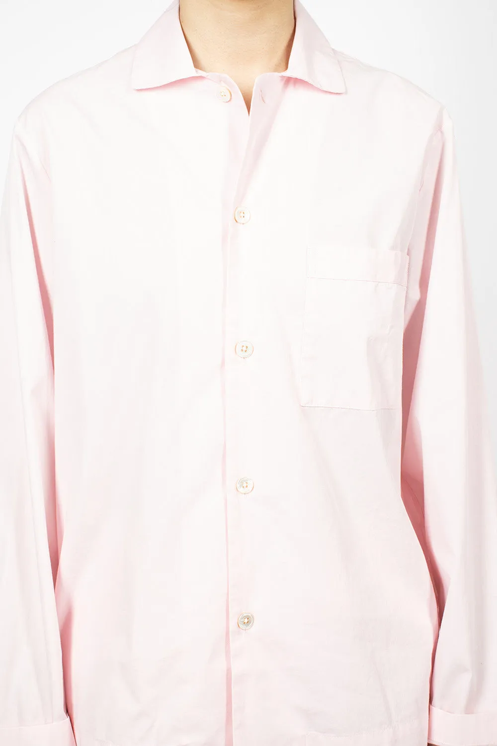 Poplin Pyjama Shirt Soft Pink