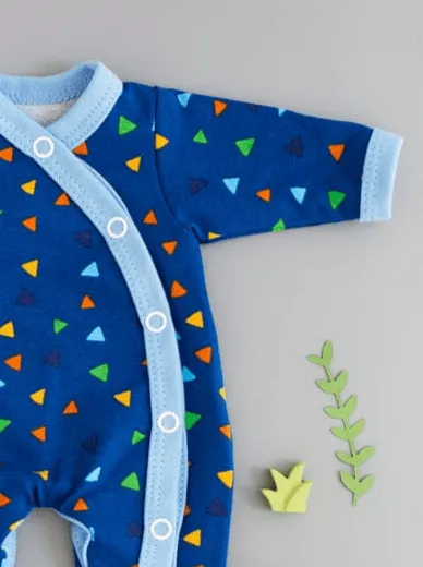 Premature Baby Clothes Sleepsuit, Triangle Drops