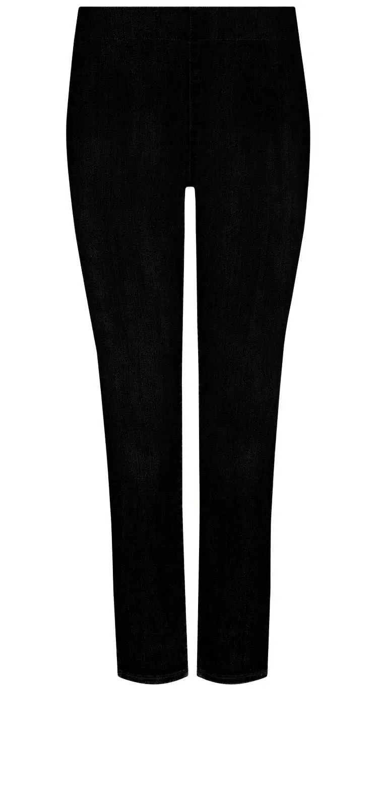 Pull-On Skinny Ankle Zwart SpanSpring™ Denim | Black