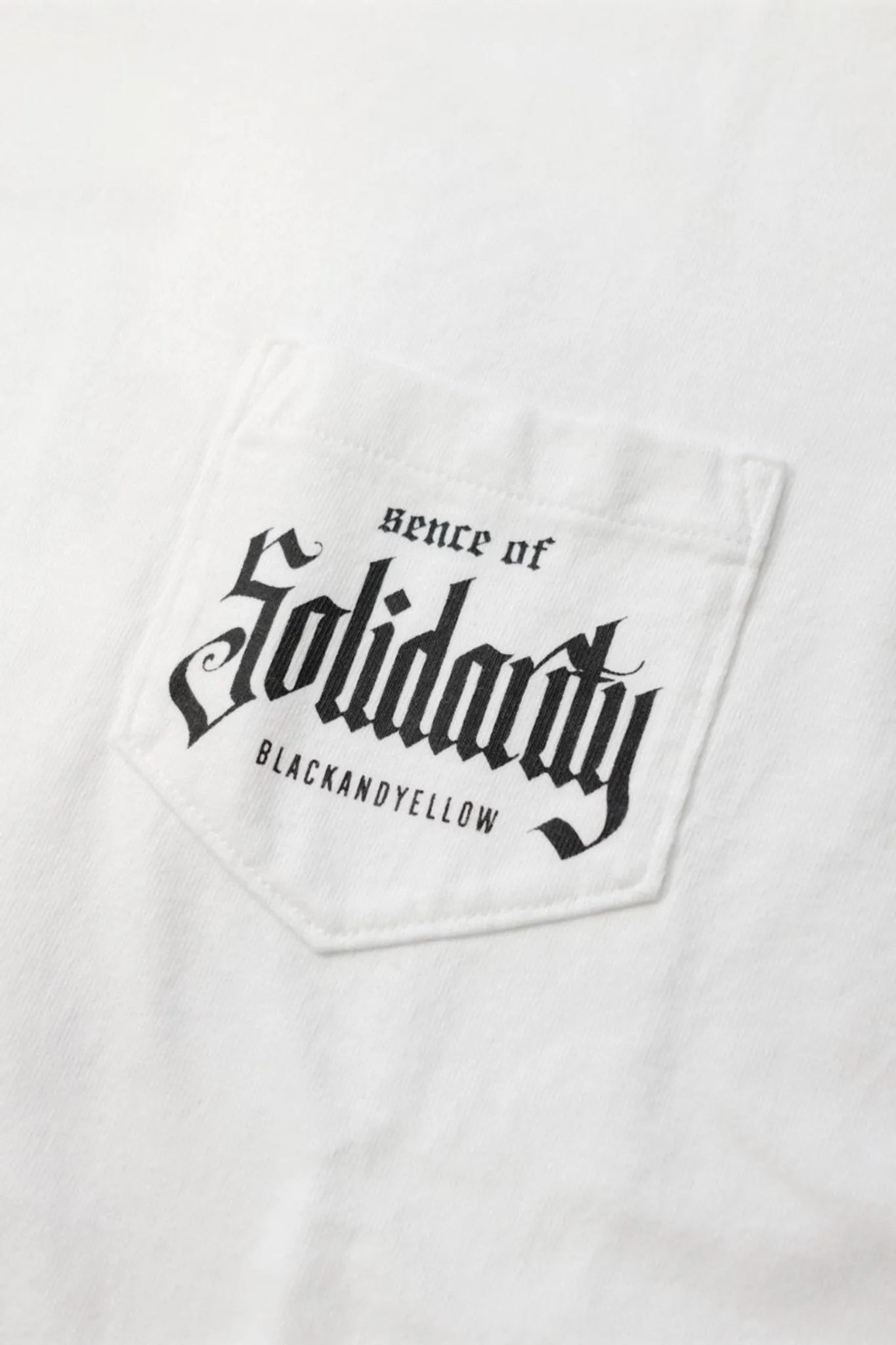 Rats Solidarity Pocket Long Sleeve - White