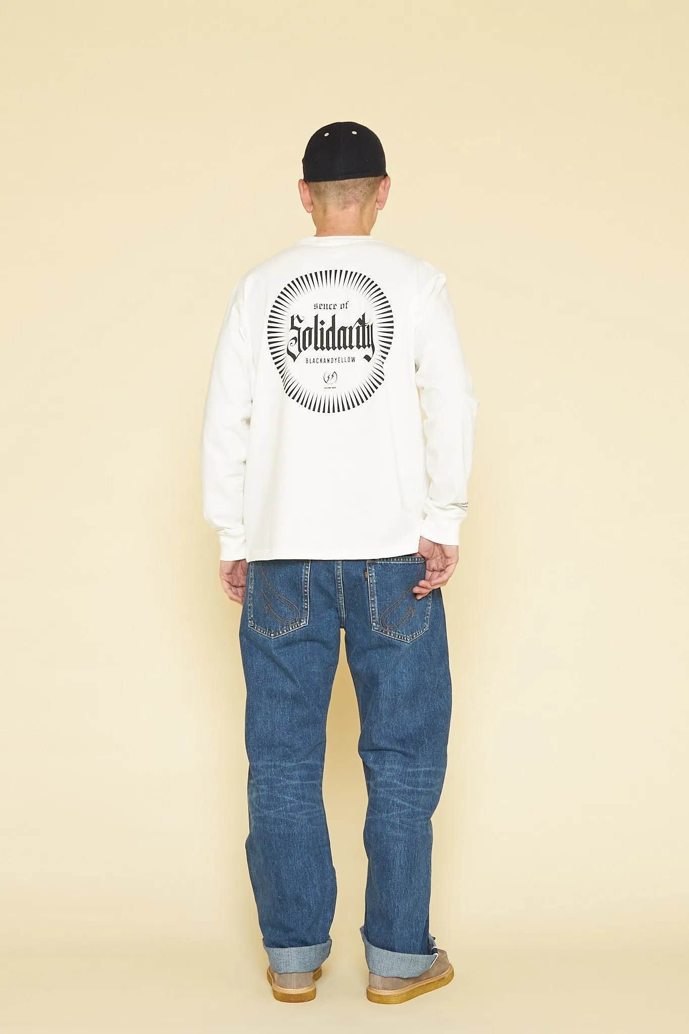 Rats Solidarity Pocket Long Sleeve - White