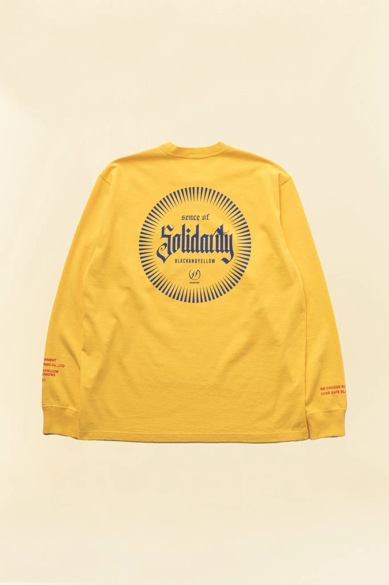 Rats Solidarity Pocket Long Sleeve - Yellow